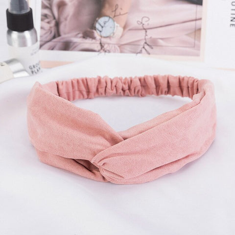 Pretty perfect - Oud roze haarband