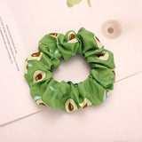 Greeny scrunchies - set of 3