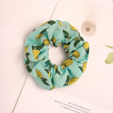 Greeny scrunchies - set of 3