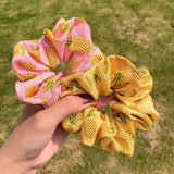 Pineapple scrunchies - set of 3