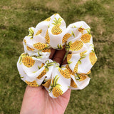 Pineapple scrunchies - set of 3