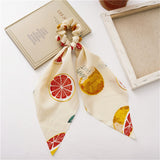 Sweet and sassy scrunchies met sjaaltjes - set of 2